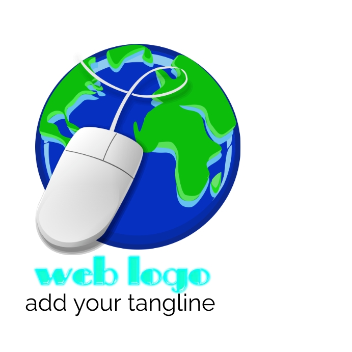 web logo Instagram Post template
