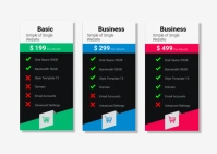 Web Price List Cartolina template
