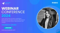 Webinar Conference 2023 Poster Banner Digitale Vertoning (16:9) template