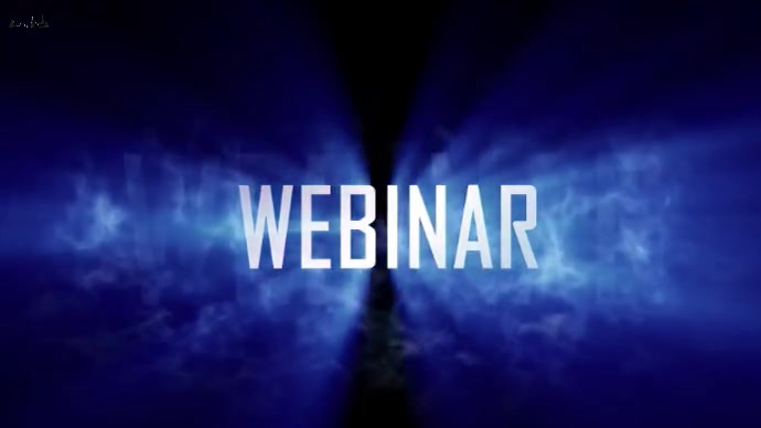 Blue Webinar Digital Display Template | PosterMyWall