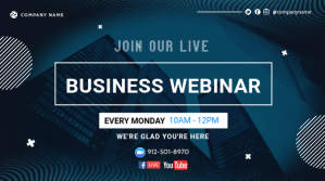 Sort Business Webinar Digitalt display Template