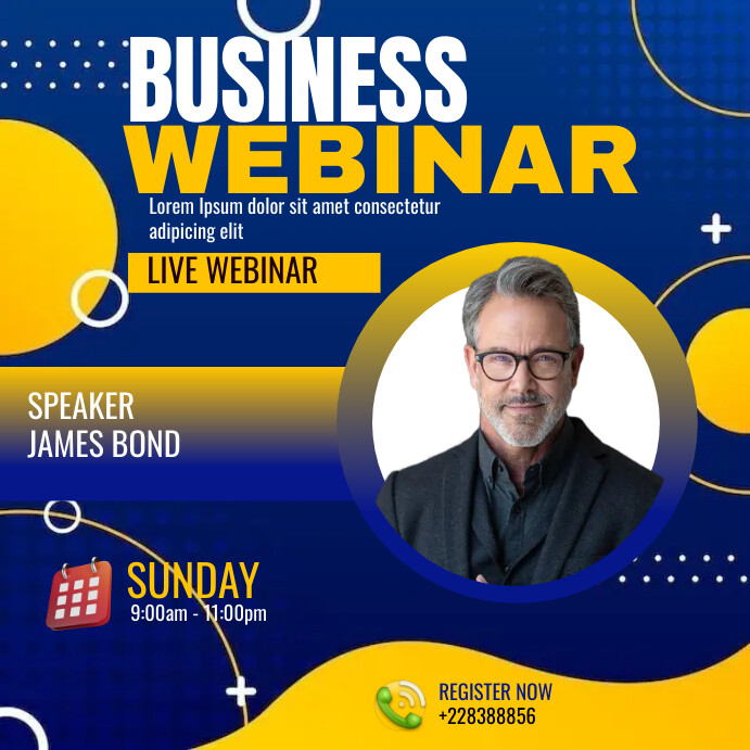 Webinar Template | PosterMyWall