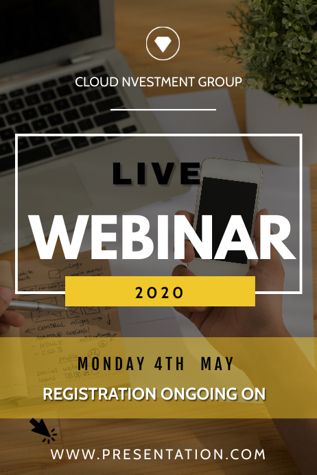 WEBINAR Template | PosterMyWall