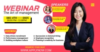 Webinar Facebook Event Cover template