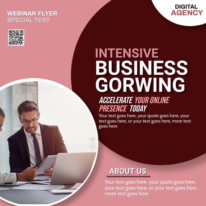 WEBINAR FLYER Template PosterMyWall WEBINAR FLYER Template PosterMyWall
