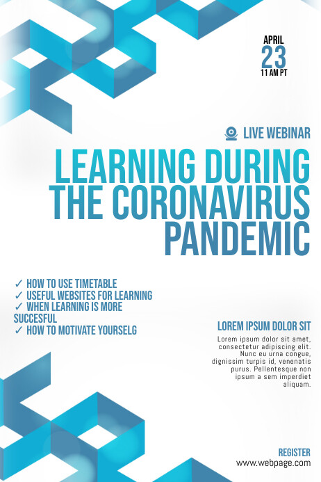 Webinar Invitation Template For Instagram Postermywall