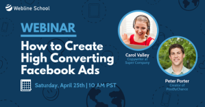 Webinar Online Course High Converting Ads Facebook 共享图片 template