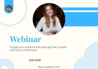 Webinar Postcard template