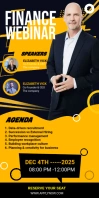 Webinar  Roll Up Banner template