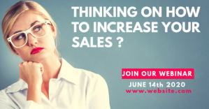 Cinzento Sales Webinar Facebook Advertensie Template