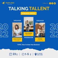 Business Webinar Social Media Poster Template | PosterMyWall