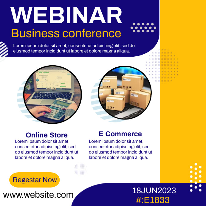 WEBINAR TEMPLATE | PosterMyWall