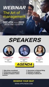 Webinar WhatsApp Status template