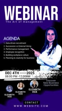 Work Status Design Webinar WhatsApp Status Template | PosterMyWall