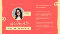 Webinars Online Business Template Blog Header