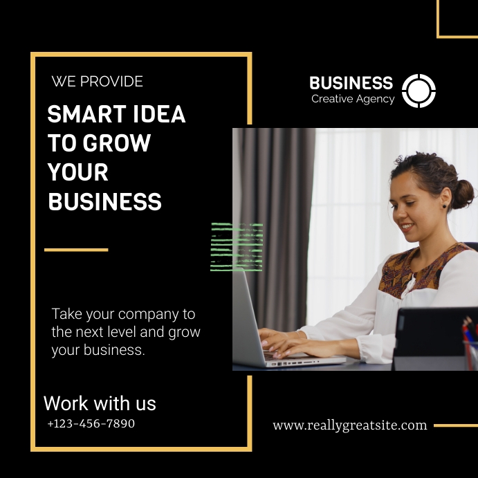 WEBINER Instagram Post template