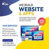 Website & App Building for Social Media Instagram Post template