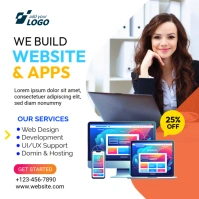 Website & App Development Expert Solution Instagram Plasing template