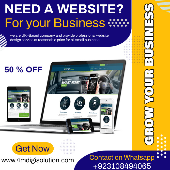 Website creation agency template | PosterMyWall