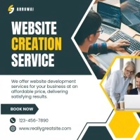 website creation services template Persegi (1:1)