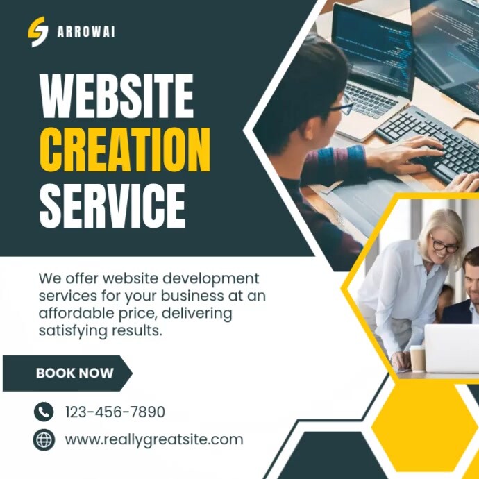 website creation services template | PosterMyWall
