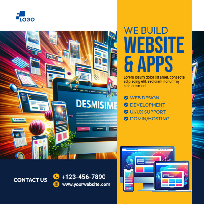 website creation services template Instagram 帖子