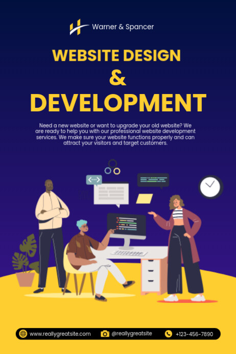 website creation services template | PosterMyWall