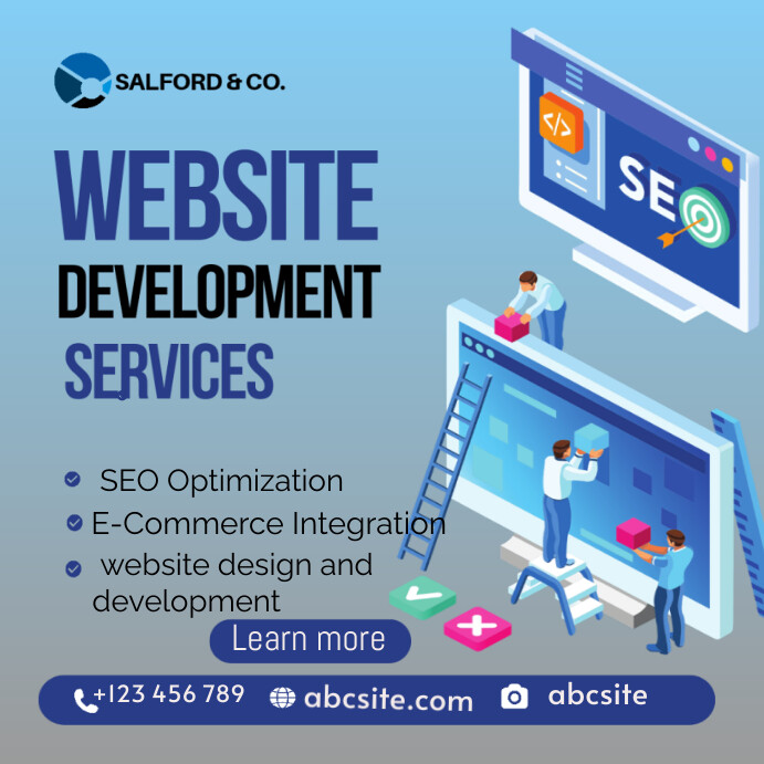 Website design post Template | PosterMyWall