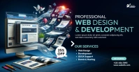 Website Design Service Ad Template Facebook Shared Image