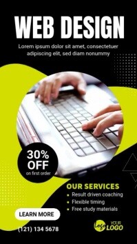 Website Design Ad Sample Website Design Ad Template | PosterMyWall