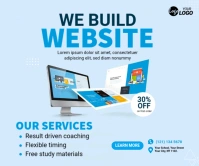 Website Design Service Ad Template Large Rectangle