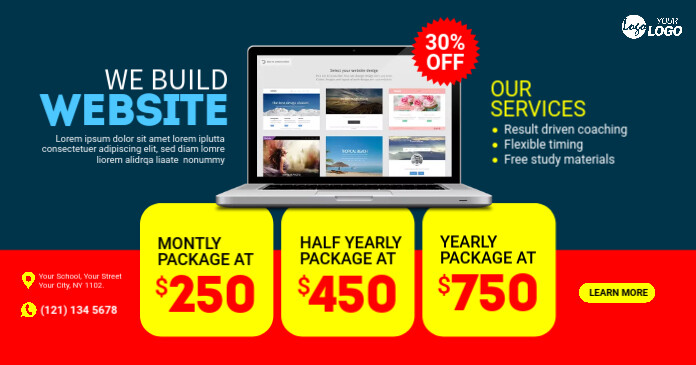 Website Design Service Ad Template | PosterMyWall