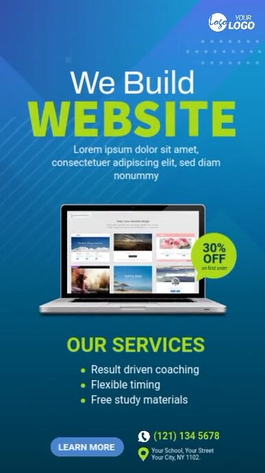 Copy of Website Design Service Ad | PosterMyWall