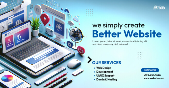 Service Ads Design Website Design Service Ad Template | PosterMyWall
