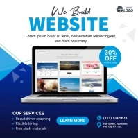 Website Design Service ad Square (1:1) template