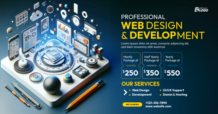 Website Design Service Ad Template | PosterMyWall