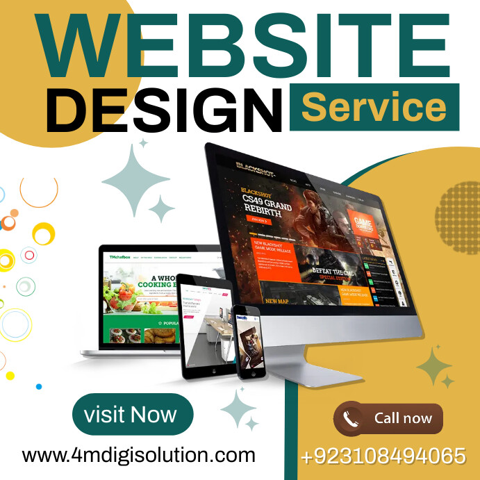 Website Services Posts Website design service agency Template | PosterMyWall