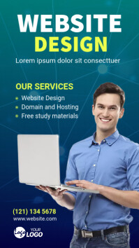 Website Design Ad Sample Website Design Ad Template | PosterMyWall