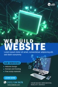 Website design service banner ad Template | PosterMyWall
