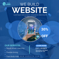 Website Services Posts Website Design Service Instagram Post Template | PosterMyWall
