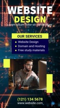 Website Design Ad Sample Website Design Ad Template | PosterMyWall