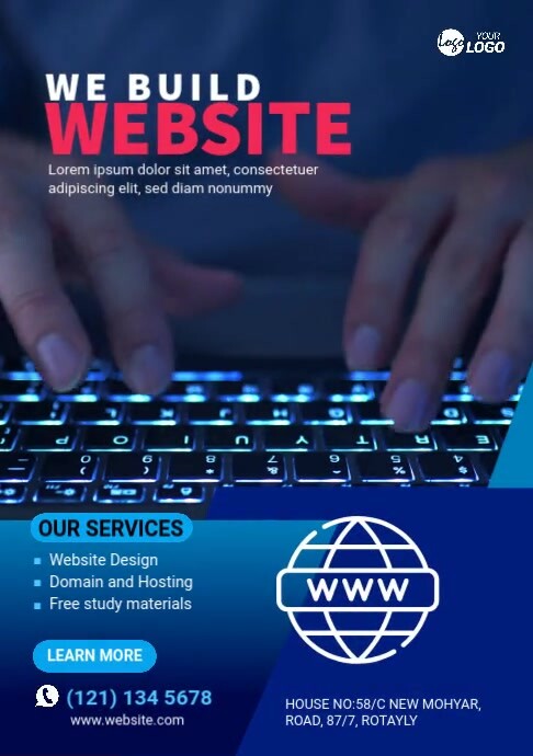 Website Design Ad Sample Website design service banner ad Template | PosterMyWall