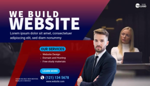 Website design service Blog header template