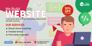 Website design service Eventbrite Banner template