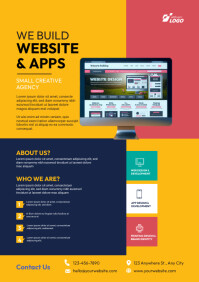 Website Design Service Flyer Template | PosterMyWall