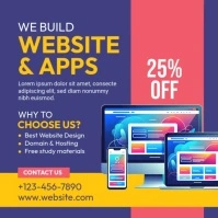 Website Design Service  Instagram Post template