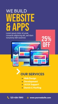 Website Design Service Instagram Story template