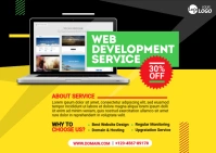 Website Design Service Template Postal