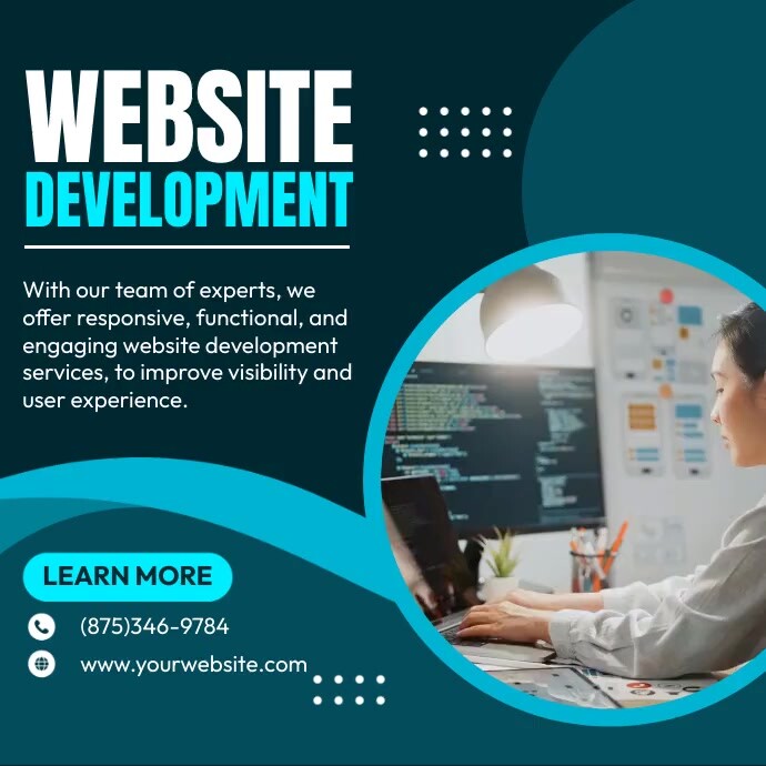 Website Development Instagram Post template