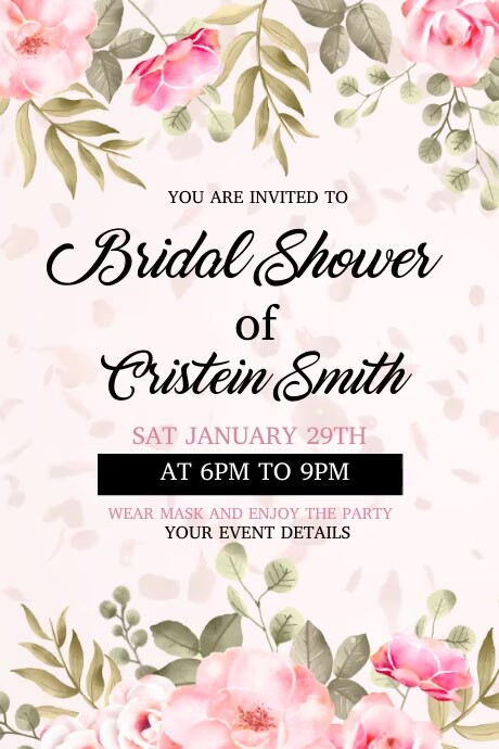 wedding, anniversary, romantic Poster template